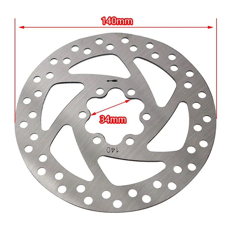 140mm Brake Disc - 6 Holes