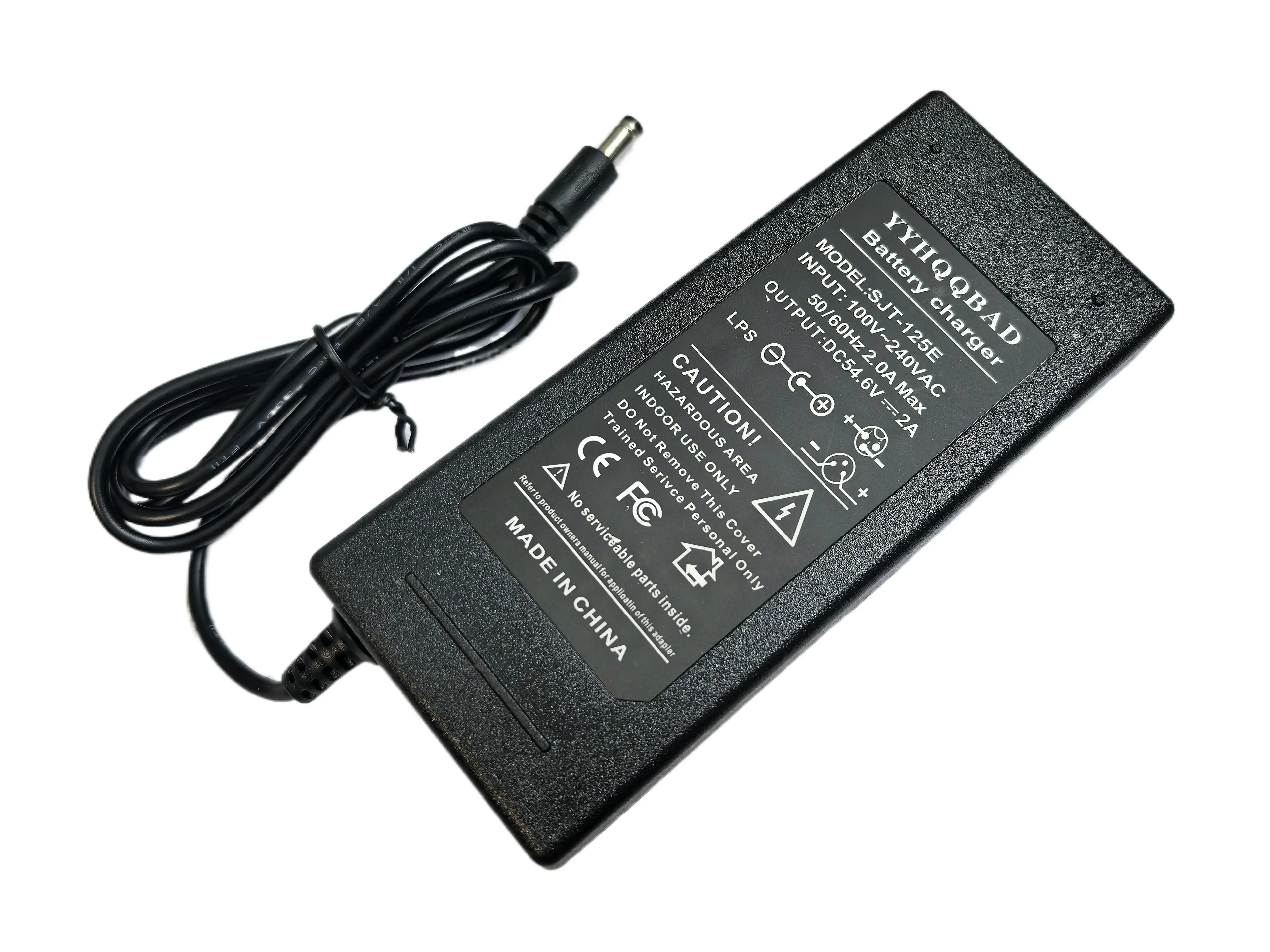 54.6V 2A - 5.5mm DC Plug Charger